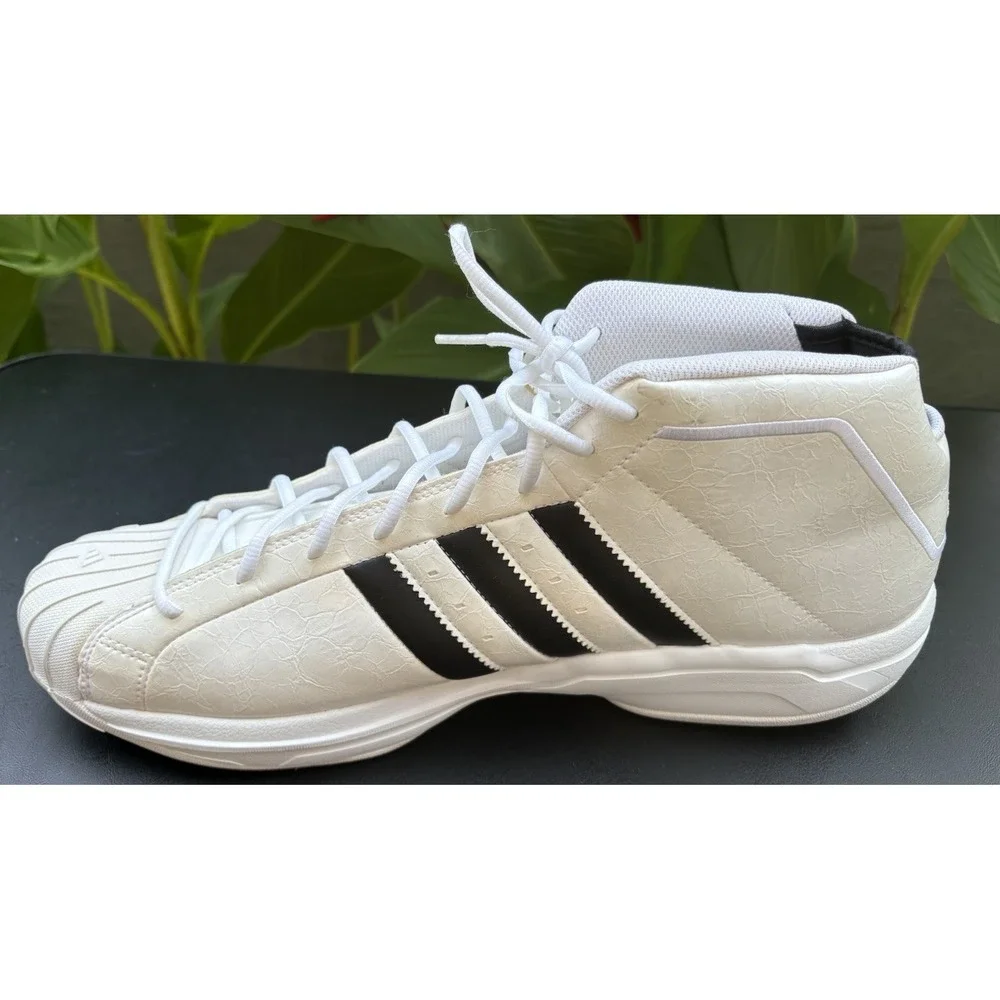 Adidas Pro Model White Black 2G FV8049 Mens Size 19 Big &Tall Basketball NWT